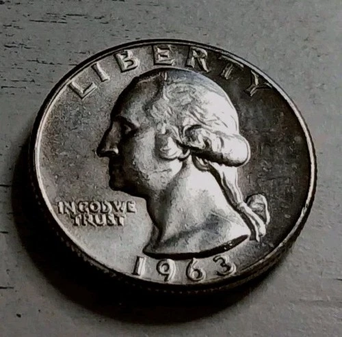 1963-P BU Silver Washington Quarter #5