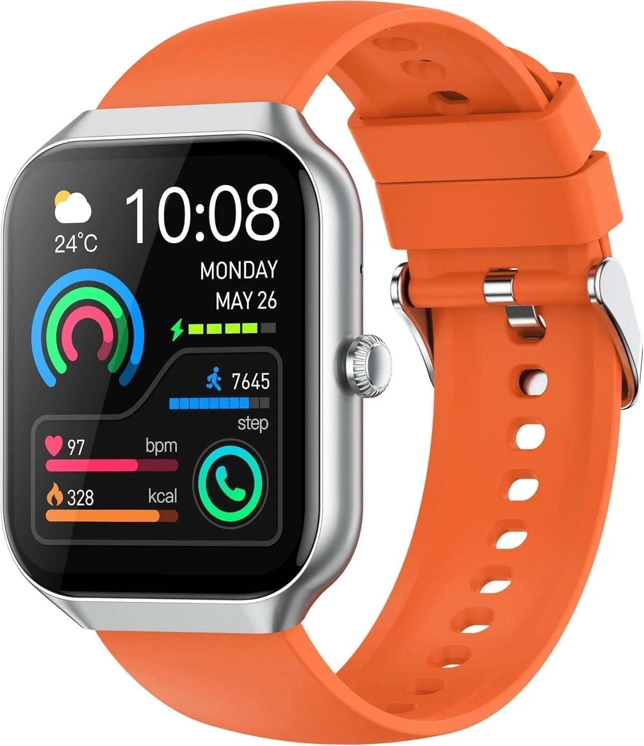 Smartwatch (Answer/Make Call), IP68 Waterproof Fitness Tracker