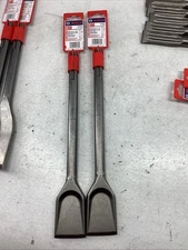 2x Bosch HS1917 Scaling Chisel SDS-Max Hammer Steel 2" x 14"