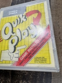 Bubble Bobble (Nintendo NES, 1988) w/manual *SEE PICS  *Cleaned Tested & Working