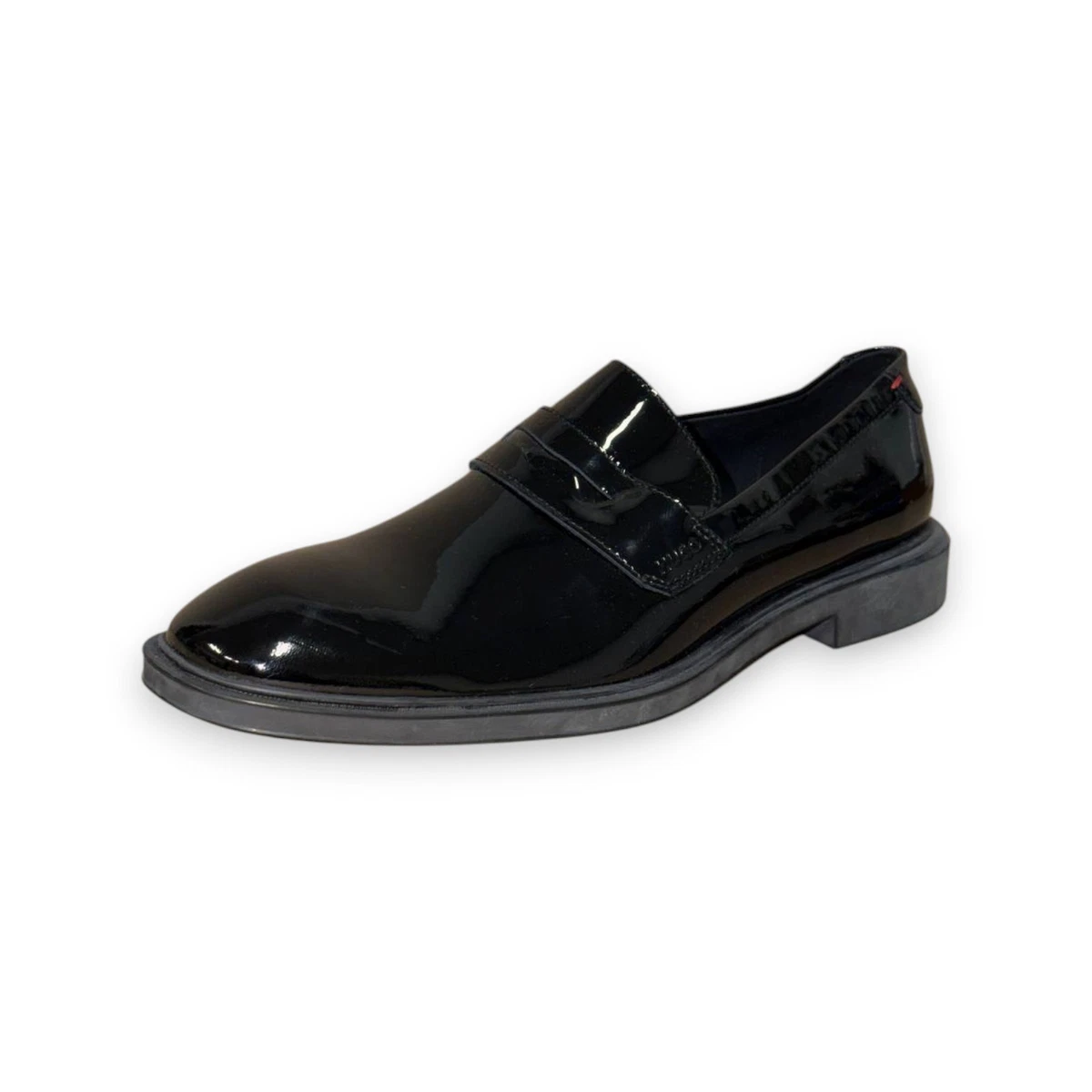 100% Authentic Hugo Boss Men’s Shoe/Slip on Loafer black leather size 9/UK 8 Vintage Hugo Boss Men main image 4