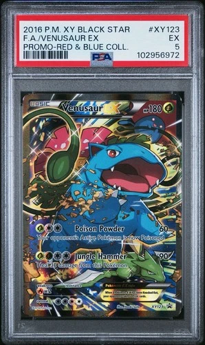 Venusaur EX XY123 XY Promo Holo 2016 PSA 5