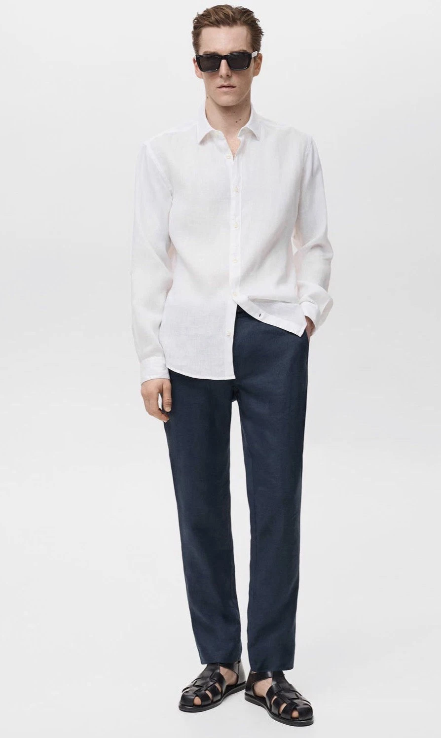 MANGO Men's Linen Shirt Size XXL White
Opens in a new window or tab