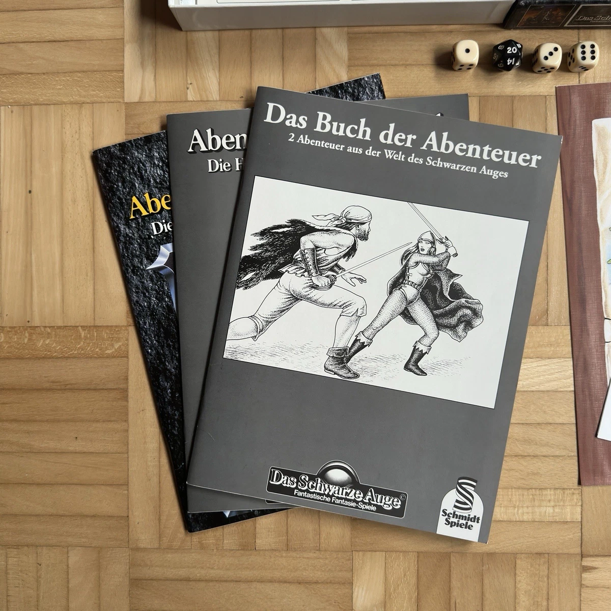 DSA Das Schwarze Auge 1994 Abenteuer Basis Spiel Die Helden. Fantasy Schmidt TOP