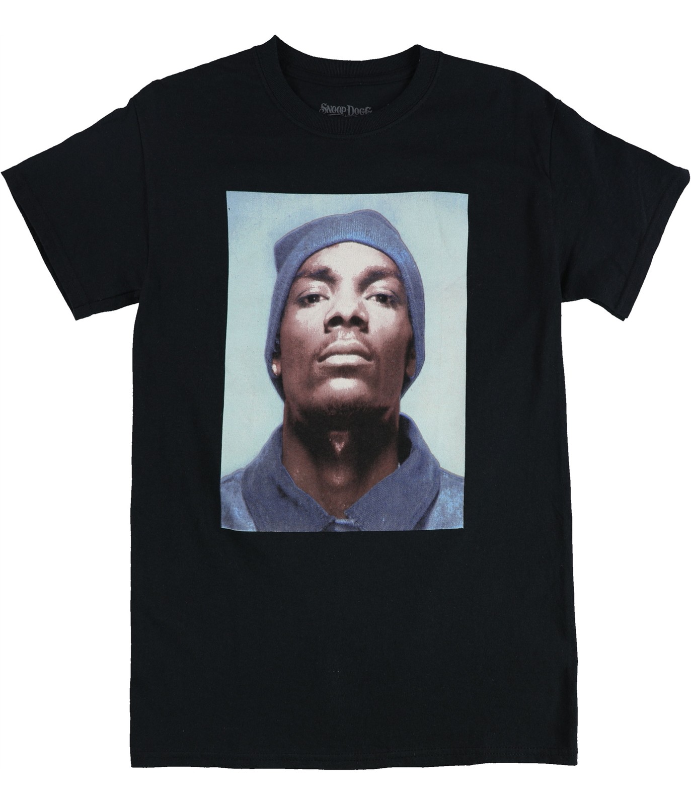 Мужская футболка Snoop Beanie с рисунком, характерным для группы, черная, Маленькая