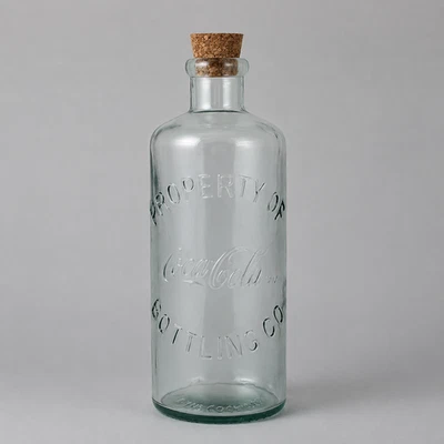 Bouteille Coca-Cola Hutchinson 1899-1902 Réplique Officielle En Verre Vintage 1L - Photo 1/4