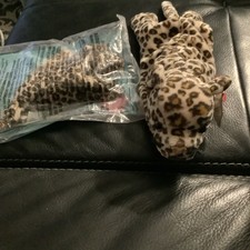 Ty Beanie Babies Freckles The Spotted Leopard Plush Toy - 4066 W/Mini Beanie
