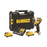 "Dewalt Akku-Schlagschrauber DCF801D2-QW - 12V - 163 Nm - 1/4\" - 2X2,0Ah Akku"