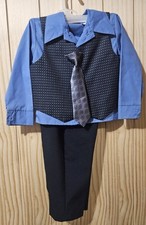 Boys 24 Month 4 Piece Blue Suit