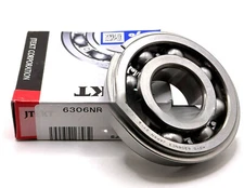 6306 NR C3 KOYO BALL BEARING,  SNAP RING 30x72x19mm NEW