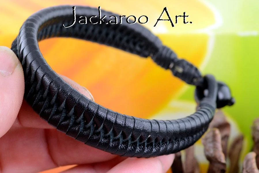 Kangaroo leather hotsell bracelet