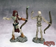 Reaper Dark Heaven Legends 03755 SKELETON ARCHERS 2 unpainted