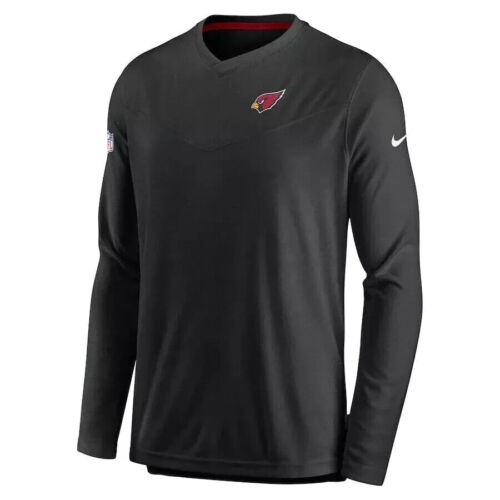 Arizona Cardinals Nike Sideline Coach Long Sleeve V-Neck T-Shirt Men's 2022 New