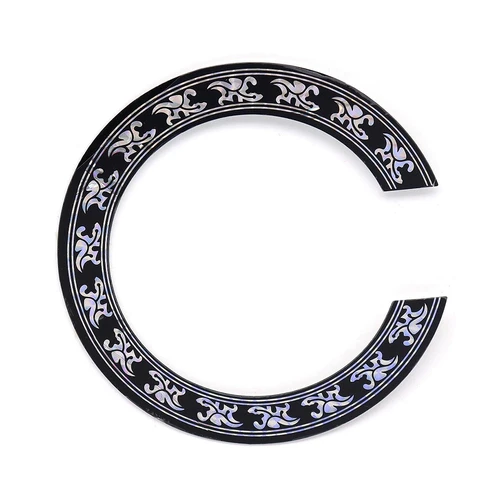2pc 104MM Inside Diameter Acoustic Guitar Soundhole Self-Adhesive Inlay Stickers