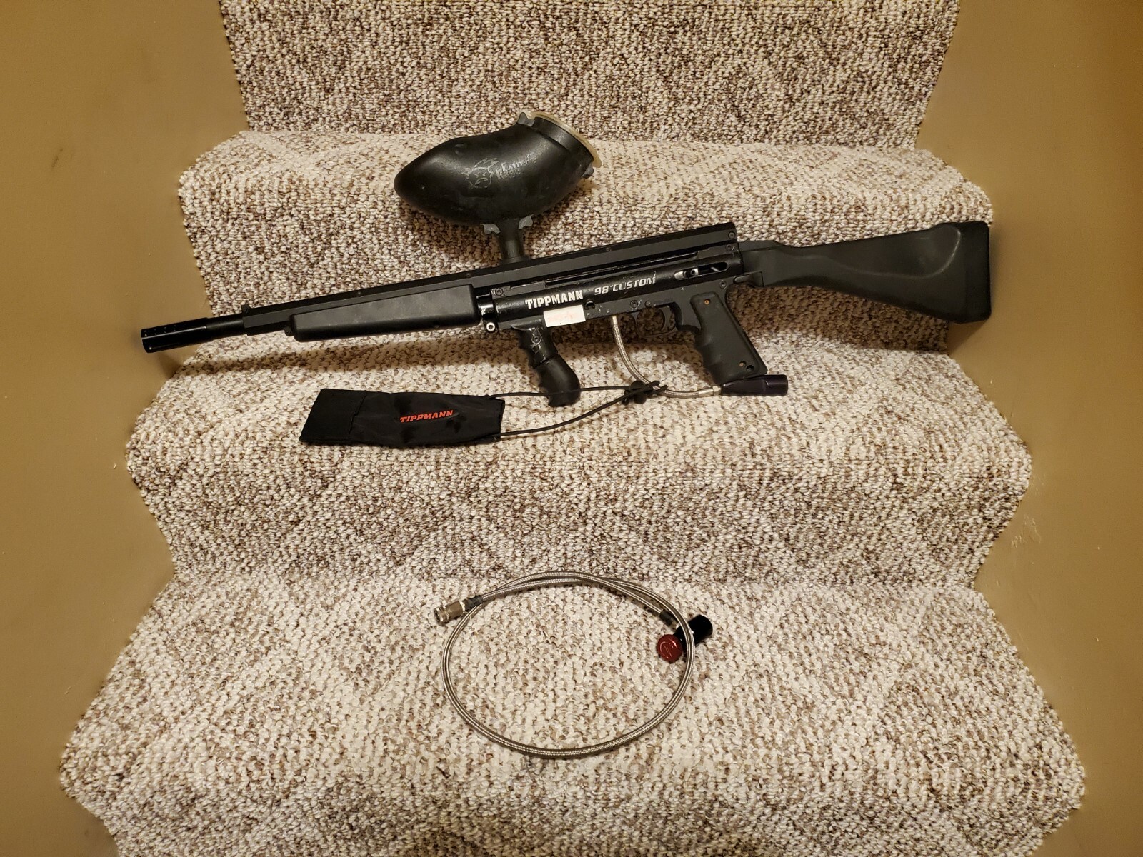 Tippmann 98 Custom Flatline Barrel Paintball Marker Planet E