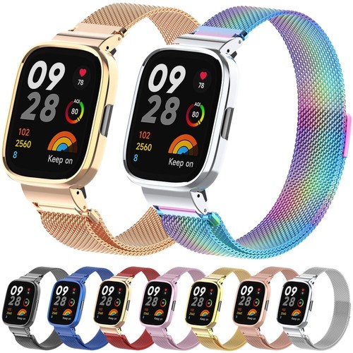 For Xiaomi Mi Watch Lite 3/Redmi Watch 3 Leather/Silicone/Metal Stap Band/Case - Picture 10 of 276