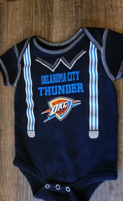 NBA-Infant OKC Thunder Blue 1piece bodysuit size 0-3 months