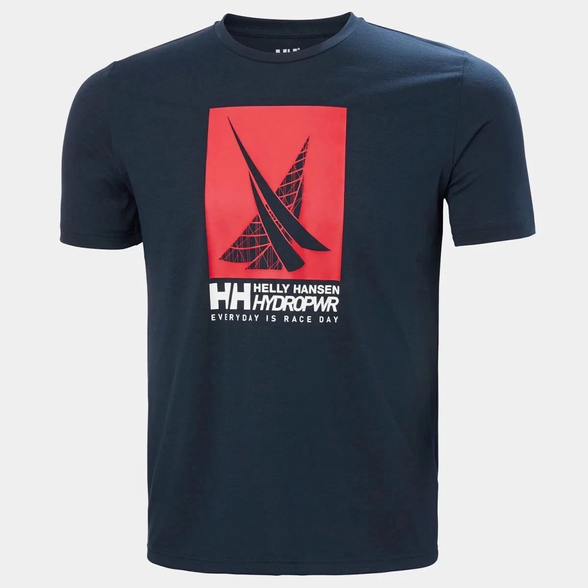 Helly Hanson Mens HP Race Sailing T-Shirt Navy 34419-597 UPF40 Sun protection