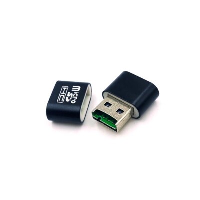 Micro SD Speicherkartenleser schwarz SDXC TF Mini USB 2.0 Super High Speed Adapter