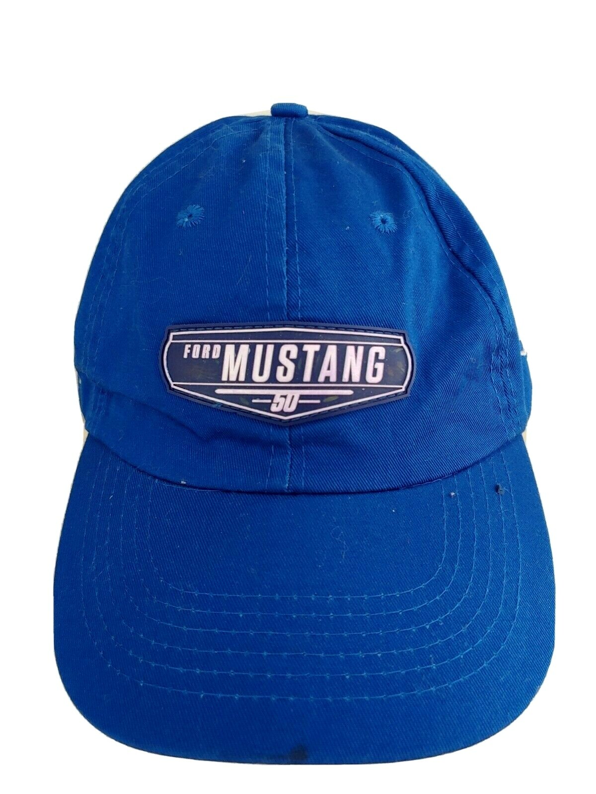 Ford Mustang 50 Mens Ball Cap Hat Hagerty Blue Adjust… Gem