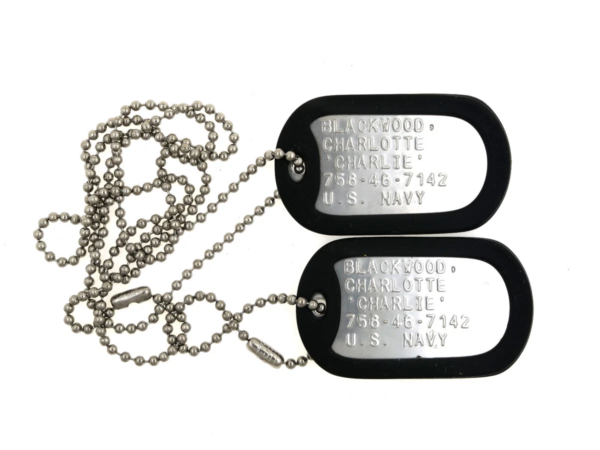 Military dog cheap tags ebay