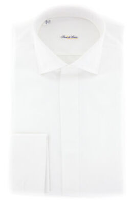 Fiori Di Lusso Weiß Smoking Hemd - Slim - (FLTI3767839631MFS)