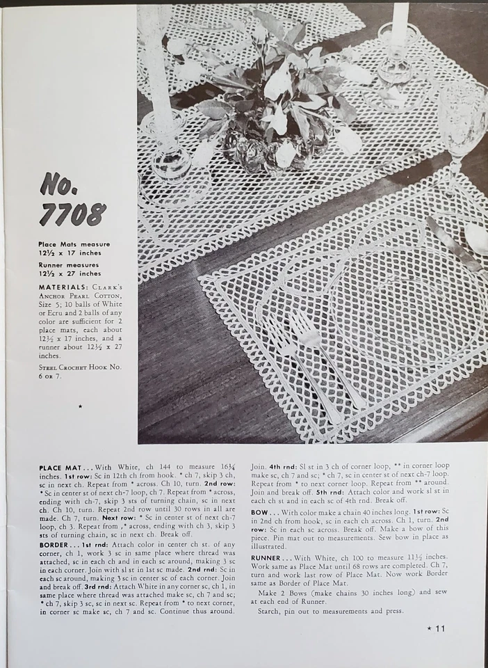 Doilies Favorites Crochet Patterns By Coats & Clark s6 - Image 3 of 4