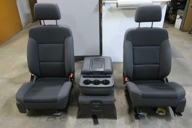 2014-2018 CHEVROLET SILVERADO 1500 Front Seat Set bucket & bench OEM | eBay