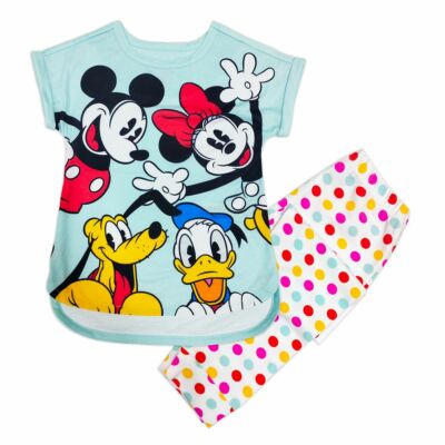2 3 T DISNEY STORE 2pc Minnie Mickey Mouse PLUTO Short Sleeve Pajamas NWT