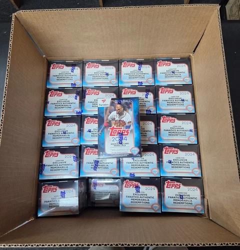2024 Topps Series 1 Fanatics Value Box FASC From A Sealed Case Blaster Excl Aqua
