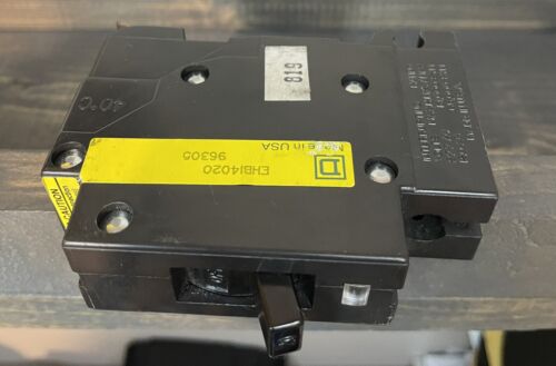 SQUARE D EHB14020 einpoliger Leitungsschutzschalter 20 AMP Typ EHB - Bild 3 von 7