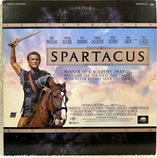 Spartacus LASERDISC Stanley Kubrick Kirk Douglas Tony Curtis Jean Simmons