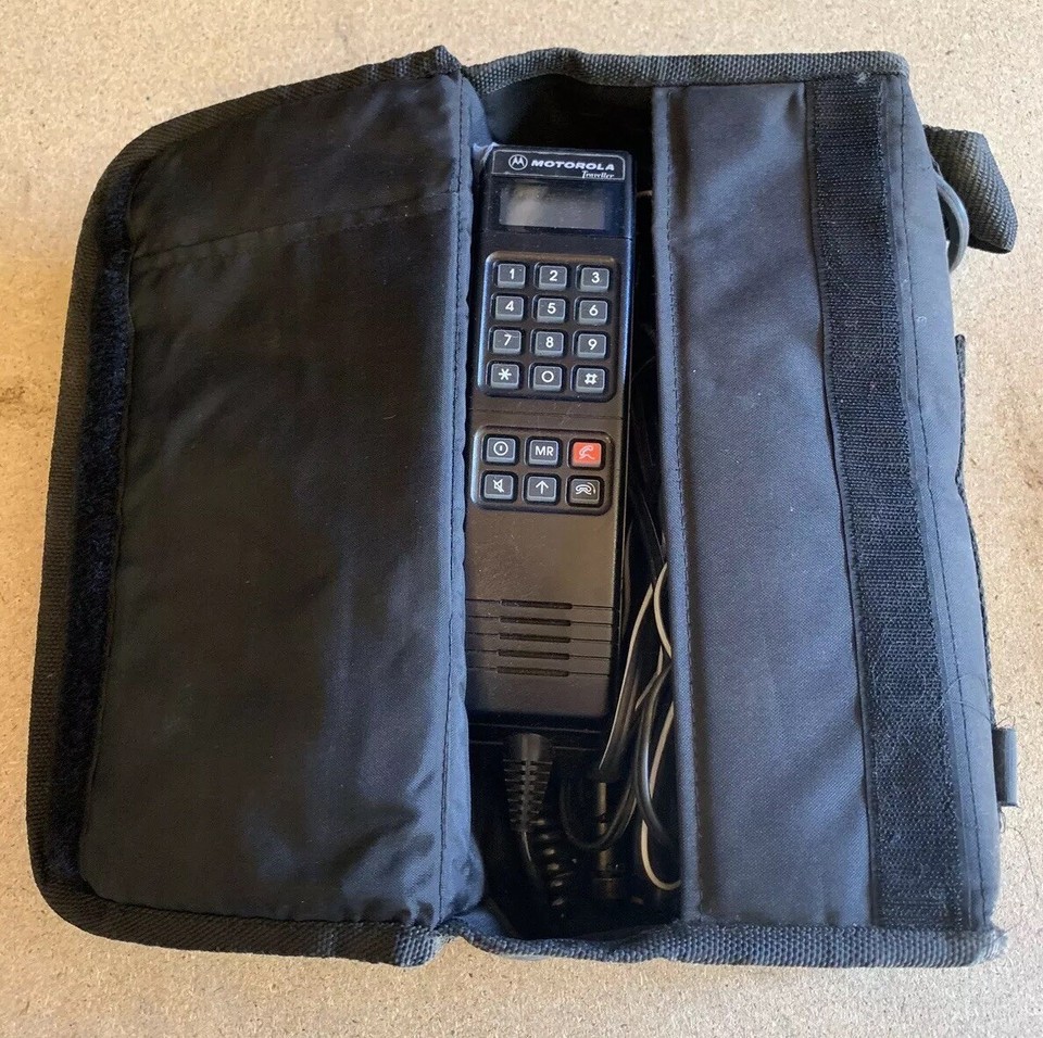 Vintage Motorola Traveller Transportable Cellular Phone 1980s Film Prop