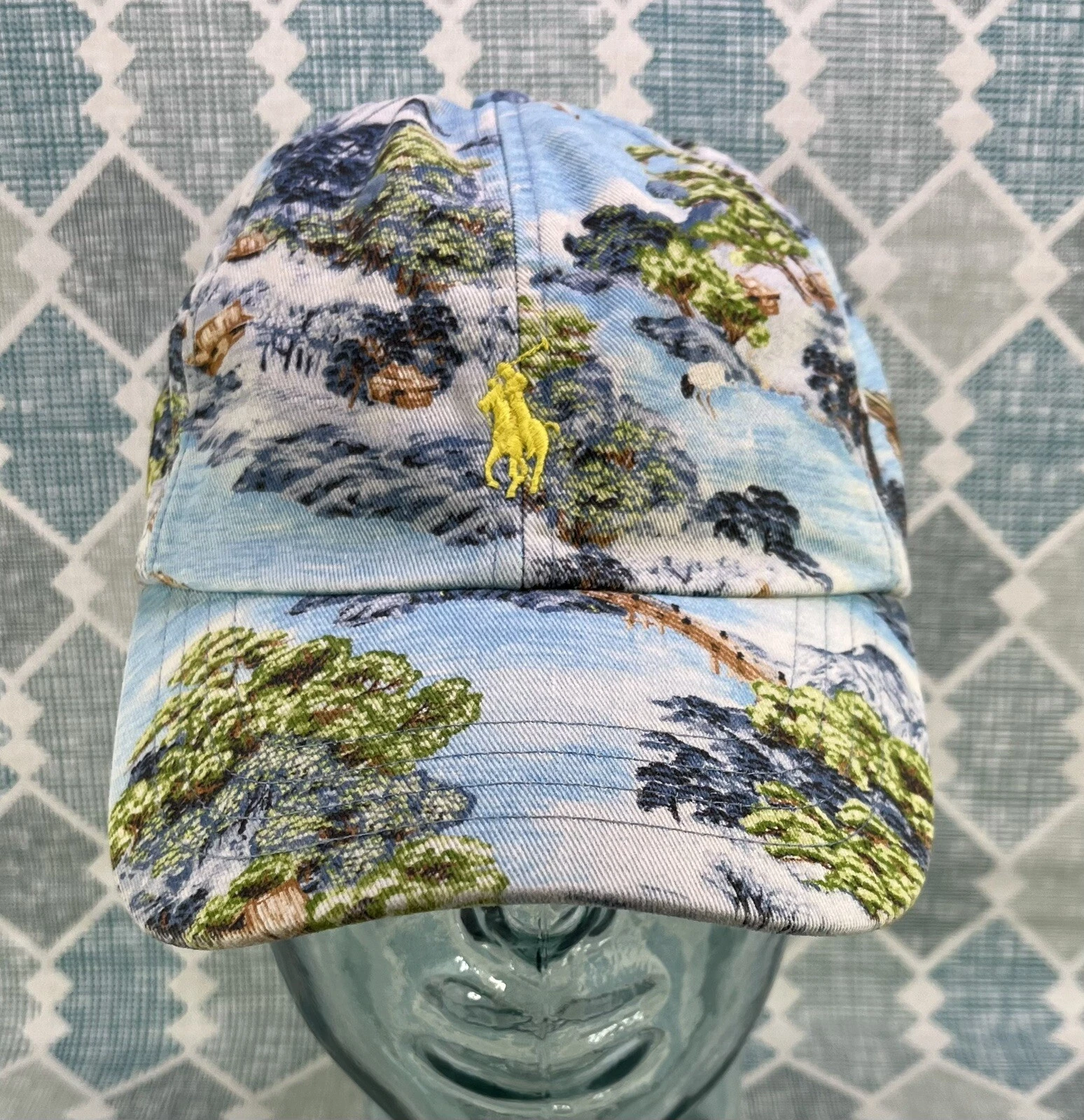Polo Ralph Lauren AOP Tropical Landscape Adjustable Strap Chino Hat
