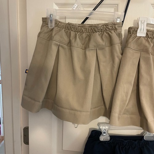 Lot of 3 Girls Youth Size: 6 Dennis Khaki&Navy School Uniform Skorts (Pre owned) - Picture 6 of 9