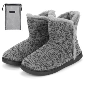 mens bootie slippers with rubber soles