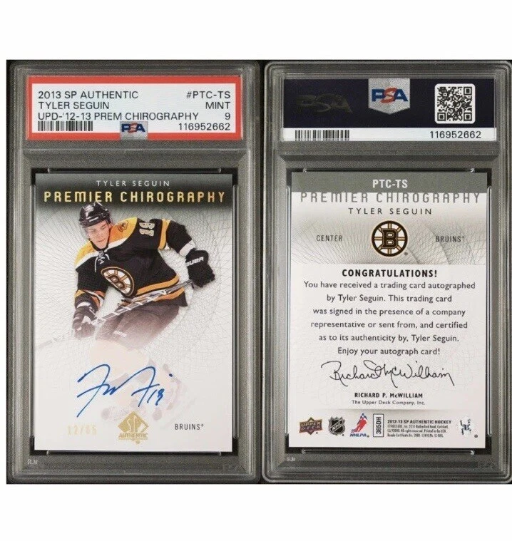 🔥 2012-2013 SP ACTUALIZACIÓN AUTÉNTICA TYLER SEGUIR PREMIER QUIRÓGRAFO GRADO 9🔥 Foto 3 de 3