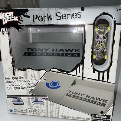 Tech Deck Park Series EUROGAP SET RAMP FINGERBOARD SKATEBOARD TONY HAWK NIB