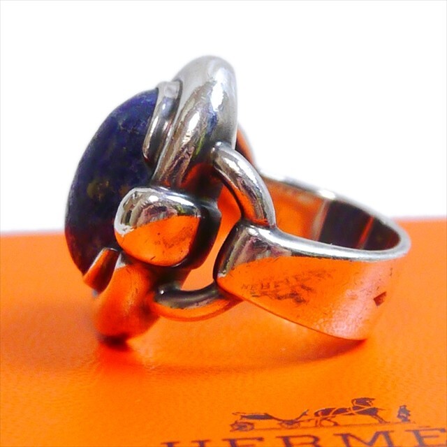 VINTAGE HERMES RING(LAPIS LAZULI)