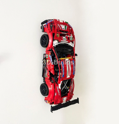 Wall mount for LEGO Technic Ferrari 488 GTE (42125) Car Display
