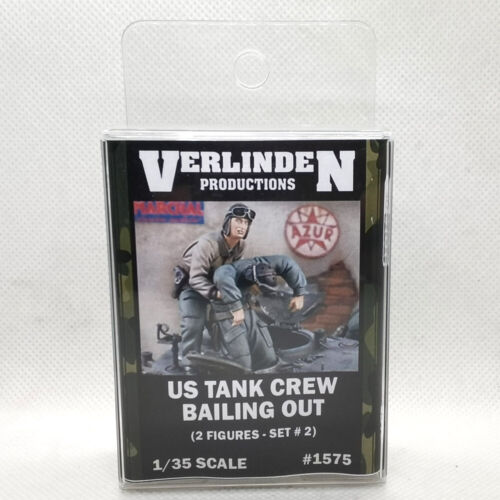 1/35 WWII US Tank Crew "Bailing Out" (2 Figures/Set) VERLINDEN #1575 Resin Model - Picture 2 of 2