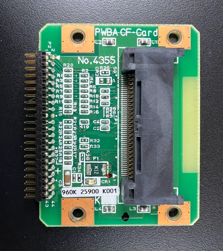 Original Oki Okidata B6300 PWBA CF-Tarjeta Tarjeta No. 4355 con cable cinta Foto 2 de 4