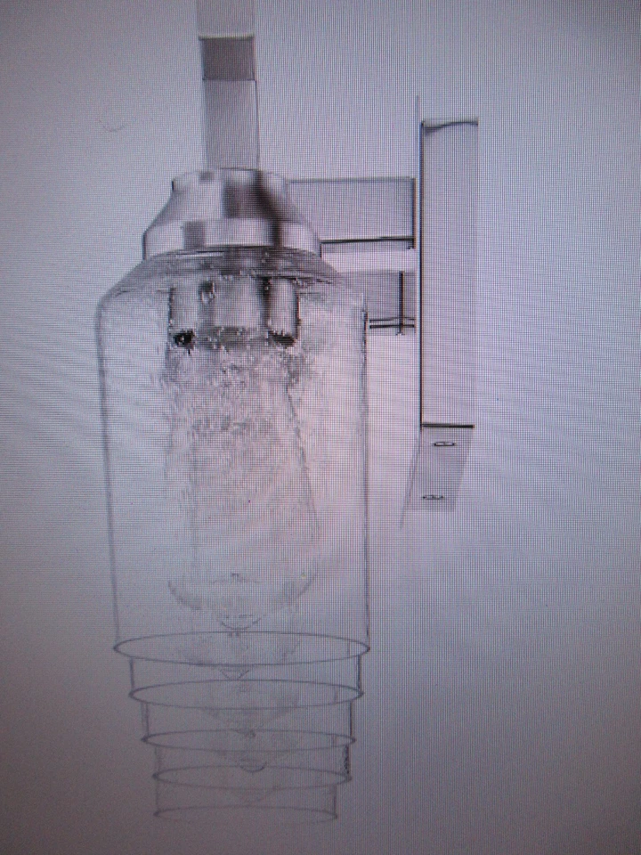 Chicago hecho a mano 35,75 pulgadas Luz de tocador con acabado de níquel pulido cepillado de 5 luces Foto 2 de 4