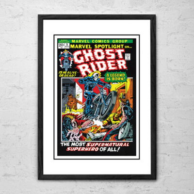 Vintage COMIC BOOK Posters | 3 Sizes Available | Framed or Unframed | Cool Gift!