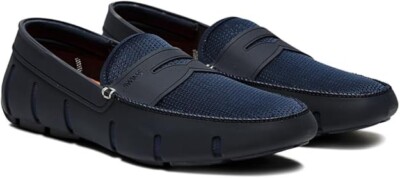 Brand New SWIMS Men\'s Penny Loafers Slip-On Moccasins Classic Navy Blue US 8 SWIMS Breeze Men main image 3