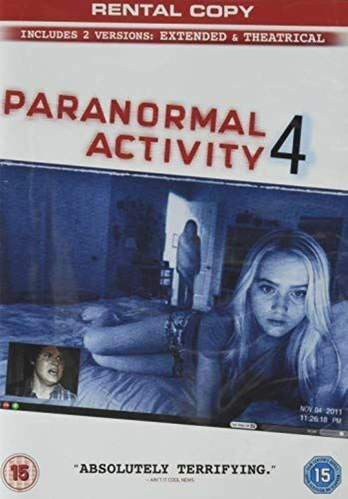 Paranormal Activity 4: Extended Edition DVD FREE SHIPPING