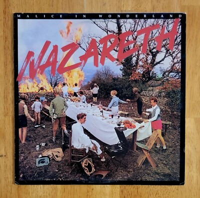 Nazareth  Malice In Womderland  Vinyl LP Record VG+ W/ Insert  Heart's Gone Cold