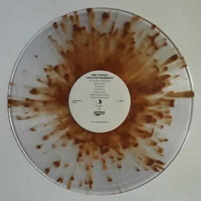 The Vandals Live Fast Diarrhea BROWN SPLATTER VINYL LP Record! Punk Album NEW!!!