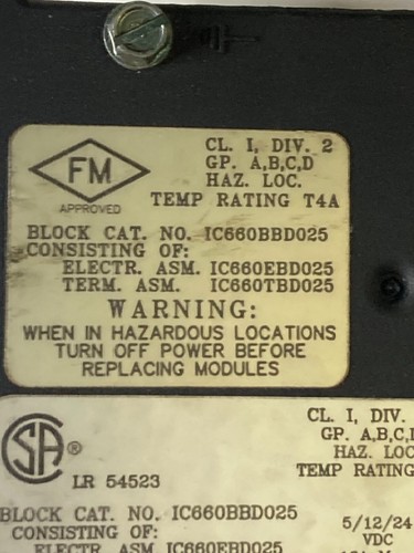 GE Fanuc ic660tbd025c module - Picture 2 of 13
