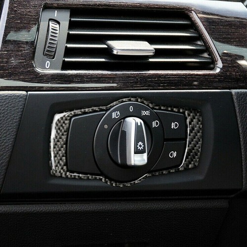 Enhance Your For 3 Series with Premium Carbon Fiber Headlight Switch Panel - Picture 2 of 8